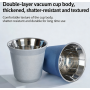 304 Stainless Steel Beer Cup Double-layered Bottle  Heat-insulating Coffee Mug