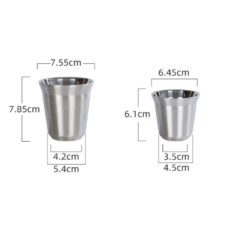 304 Stainless Steel Beer Cup Double-layered Bottle  Heat-insulating Coffee Mug