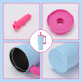 New Colors 40oz Handle Tumbler with Removable Straw Double Wall Stainless Steel Travel Mug with Leakproof Lids