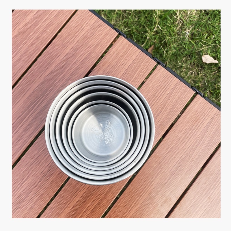 Logo SS304 Stainless Steel Camping Cup 250ml 350ml 550ml Outdoor Camping Portable Cup Hiking Cup Travel Mug with Foldable Handle