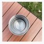 Logo SS304 Stainless Steel Camping Cup 250ml 350ml 550ml Outdoor Camping Portable Cup Hiking Cup Travel Mug with Foldable Handle