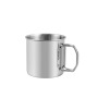 Logo SS304 Stainless Steel Camping Cup 250ml 350ml 550ml Outdoor Camping Portable Cup Hiking Cup Travel Mug with Foldable Handle