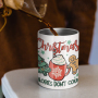 10oz Sublimation Seamless Tumbler Mug Without Handle Metal Tumblers Stainless Steel Cups Snow Globe Premium Tumbler