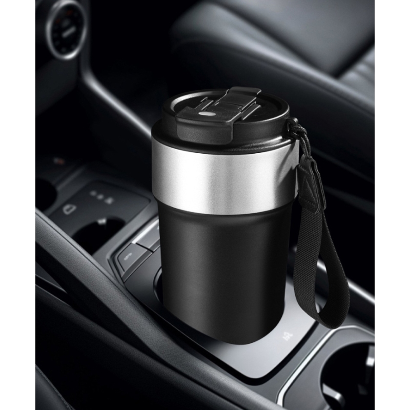 17oz Custom Laser Engraving Logo 304 Stainless Steel Travel Coffee Mug Insulated Tumbler Vacuum Thermal Cup With 2-in-1 Sip Lid