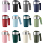 17oz Custom Laser Engraving Logo 304 Stainless Steel Travel Coffee Mug Insulated Tumbler Vacuum Thermal Cup With 2-in-1 Sip Lid