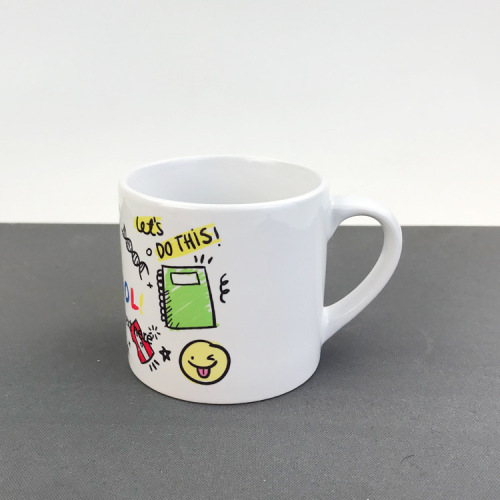 Sublimation Espresso 6oz Ceramic Mug White Sublimation Coffee Mug Blank for DIY Custom