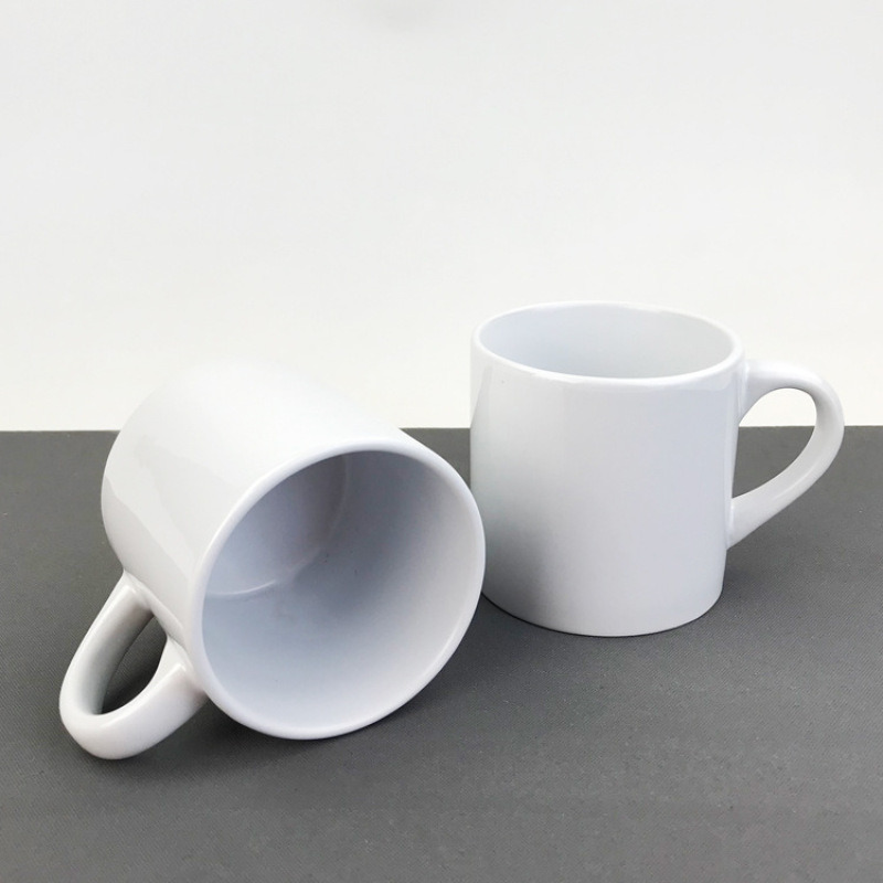 Sublimation Espresso 6oz Ceramic Mug White Sublimation Coffee Mug Blank for DIY Custom