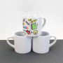 Sublimation Espresso 6oz Ceramic Mug White Sublimation Coffee Mug Blank for DIY Custom