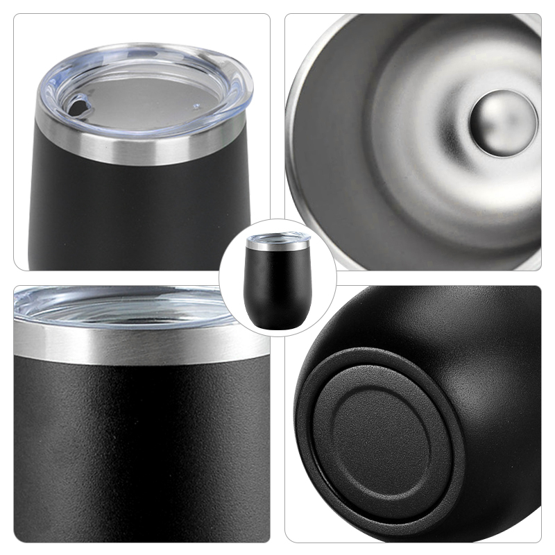 Wholesale Custom Wedding Cups 12oz Egg Mug Gift Travel Mug Vacuum Tumbler Thermoes Bottle Wine Tumbler with Lid and Straw