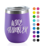 Wholesale Custom Wedding Cups 12oz Egg Mug Gift Travel Mug Vacuum Tumbler Thermoes Bottle Wine Tumbler with Lid and Straw
