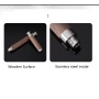 Customized 30ml 45ml Flask Portable Bamboo Wooden Grain 1oz 1.5oz Hip Flask Stainless Steel Whiskey Wine Pot for Outdoor Camping