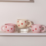 Cute Creative Valentine's Day Heart Design Custom Logo Printing Ceramic Mug for Valentine's Day