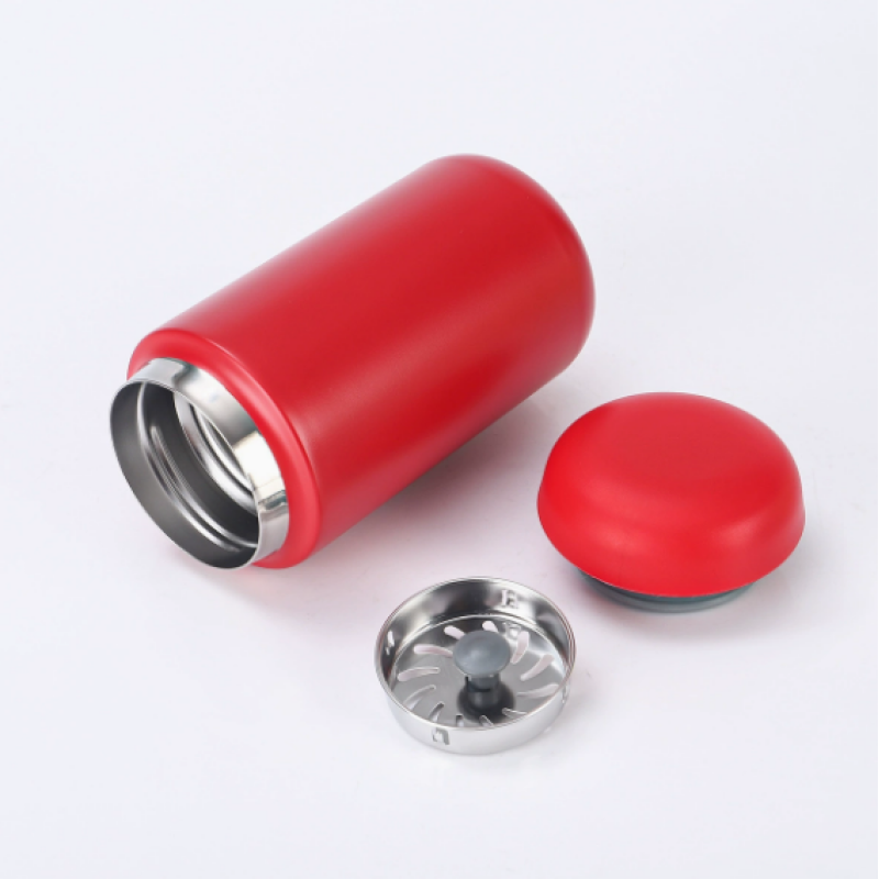 Mini Capsule Cup Creative Tea-water Separation Stainless Steel Insulated Bottle Portable and Fresh Pocket Mug