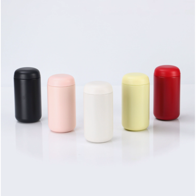 Mini Capsule Cup Creative Tea-water Separation Stainless Steel Insulated Bottle Portable and Fresh Pocket Mug