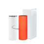 20oz Luminous Stainless Steel Glow in the Dark to Green/red/orange/blue Slim Skinny Straight Sublimation Tumbler with Straw
