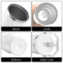 30oz Sublimation Double Wall Stainless Steel Vacuum Tumbler Mugs Water Bottle with Handle / Flip Straw for Heat Press Printing