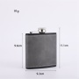 Custom 6oz 8oz Hip Flask Portable Brown Leather Cover Wine Pot Stainless Steel 201 Flask for Alcohol Whiskey Flasks Man Gift Set