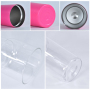 Colored 2 in 1 25oz Glass Water Bottle Sealed Straw Plug Stainless Steel Vacuum 15oz Powder Coated Travel Coffee Cup 25pcs/ctn