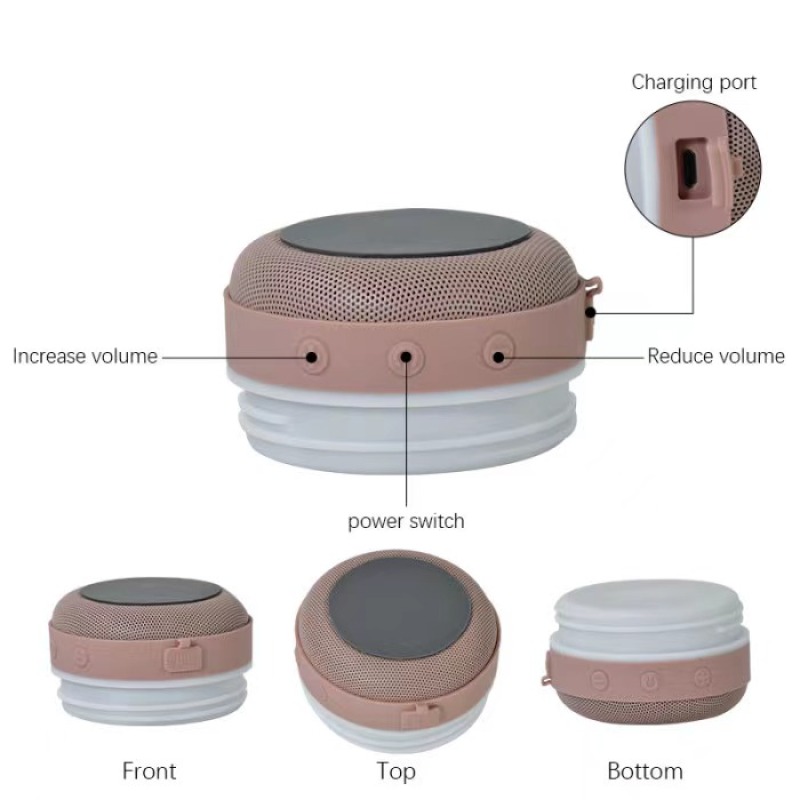 RTS 15pcs/ctn 40oz Matte Colored Sublimation Tumbler Speaker Wireless 40oz Travel Mug with Handle