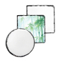 Sublimation Blank 4 Inch Round square Heart Natural Stone Slate Cup Coasters Set Wholesale Bulk Sublimated Slate coaster
