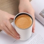 Wholesale 330ml Personalized Stainless Steel Powder Coated Coffee Mugs Mini Portable Travel Cups for Laser Printing Custom Logo