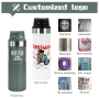 Mug Personnalis logo Insulated Water Bottle 17oz Stainless Steel Insulated Water Bottles Oem Stainless Steel Water Bottles