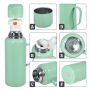 680ml Insulated Water Bottle Stainless Steel Drinking Bottle Thermal Insulation Leak-Proof & BPA Free