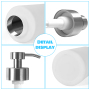 US Warehouse Stocked Sublimation 550ml Hand Soap Dispenser Press Bottle Stainless Steel Product Kitchen and Bathroom