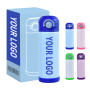 Wholesale 12oz Stainless Steel Kids Water Bottle Sublimation Blanks Tumblers Straw Flip Top Lid Straight Sippy Cup for Children