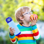 Wholesale 12oz Stainless Steel Kids Water Bottle Sublimation Blanks Tumblers Straw Flip Top Lid Straight Sippy Cup for Children