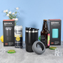 New Design Octagon Cup 4 in 1 Cooler Can 14oz Double Wall Stainless Steel Insulated Beer Can Cooler With 2 Lids