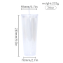 RTS 25pcs/ctn DIY Tumbler 24oz Double Walled Fillable Tumblers BPA Free Clear Pre-drilled Glitter Acrylic Tumbler