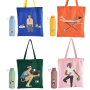 US Warehouse New Arrival Sports Water Bottle and Tote Bag Set 500ml Small Mouth Vacuum Flask with Handle Grip 4sets/ctn