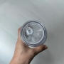China RTS Pre-drilled 16oz Plastic Can Tumblers Double Wall Snow Globe Coffee Cups with Colorful Lid and Straw