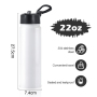 New Stocked in China Warehouse 22oz Sublimation Sports Water Bottles 22 Ounce Bank Sublimation Tumbler Cup