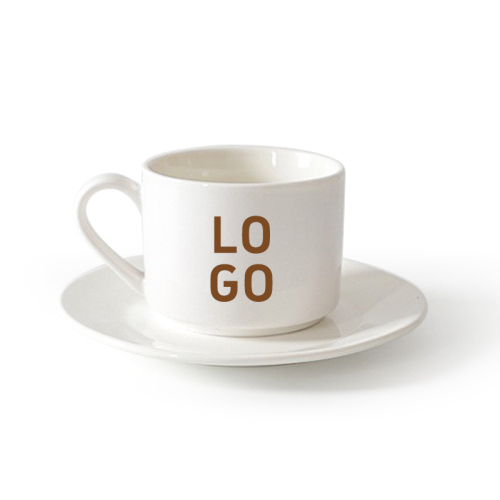 Sublimation Bone China Espresso 6oz Ceramic Mug Set White Sublimation Coffee Mug Blank for DIY Custom
