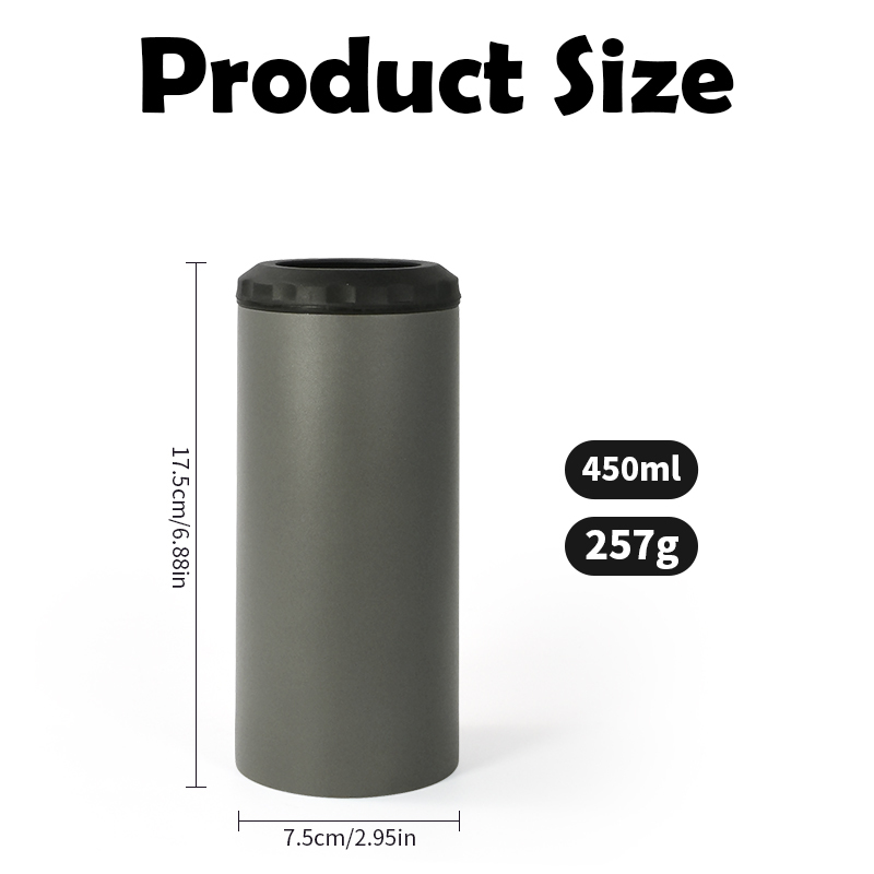 Matte Colored 16oz 4 in 1 Can Cooler New Custom Powder Coated 16oz Wireless Speaker Cup Tumbler with Speaker