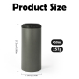 Matte Colored 16oz 4 in 1 Can Cooler New Custom Powder Coated 16oz Wireless Speaker Cup Tumbler with Speaker