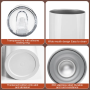 USA Stocked 20oz Stainless Steel Vacuum Water Tumbler Sublimation Blanks Flat Edge Cup 20oz Skinny Sublimation Tumbler 25PCS/CTN