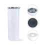 USA Stocked 20oz Stainless Steel Vacuum Water Tumbler Sublimation Blanks Flat Edge Cup 20oz Skinny Sublimation Tumbler 25PCS/CTN