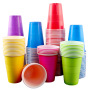 16oz Plastic Tumblers Water Cups Assorted Colors Restaurant Drinking Cafe Stackable BPA-free Party on Disposable Plastic Cups