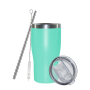 30 oz Powder Coat Tumbler Customized Double Wall Insulated Stainless Steel Tumbler with Lid Keep Hot and Cold