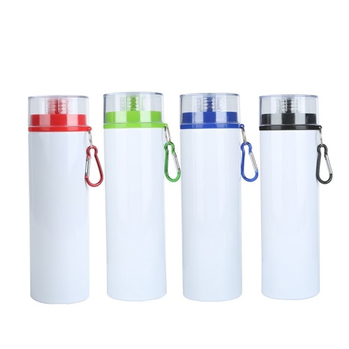 Wholesale 750ml Aluminum Sport Water Bottles 25oz Cup Single Wall Sublimation Blanks Outdoor Bottle With Leak Proof Lid Buckle