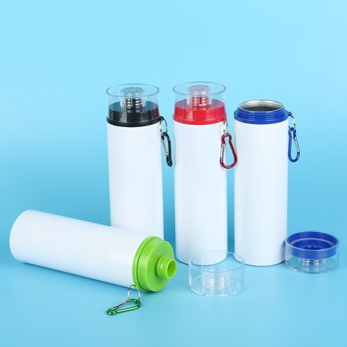 Wholesale 750ml Aluminum Sport Water Bottles 25oz Cup Single Wall Sublimation Blanks Outdoor Bottle With Leak Proof Lid Buckle
