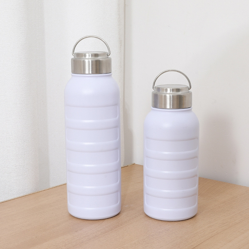 25oz/32oz Stainless Steel Vacuum Insulated Water Bottle Leak Proof Large Capacity Sports Bottle with Wide Mouth Metal Lid