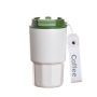 Custom Logo Coffee Mug 316 Stainless Steel Vacuum Flask Portable Leakproof Water Bottle PP Lid Milk Tea Coffee Cup With Straw