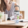 Sublimation 30oz Travel Tumbler Stainless Steel Vacuum Insulated Water Bottle with Top Handle Sippy Lids for Heat Press DIY