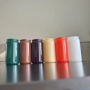 New 16oz Glasses Blank Sublimation Glass Cans Glass Tumblers Beer Mugs with Colorful PP Lid for Heating Press Printing DIY