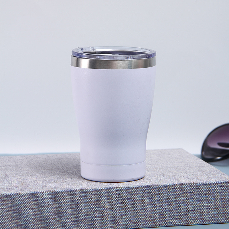 12oz Kids Stainless Steel Tumblers With Lids Powder Coated Double Wall Insulated Cup Reusable Drinking Coffee Mug
