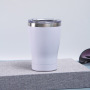 12oz Kids Stainless Steel Tumblers With Lids Powder Coated Double Wall Insulated Cup Reusable Drinking Coffee Mug